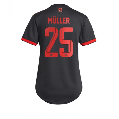 Dres Bayern Munich Thomas Muller #25 Rezervni za Žensko 2022-23 Kratak Rukav